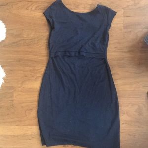 Boob navy nursing dress